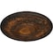 Ekena Millwork Oslo Ceiling Medallion (Fits Canopies up to 10 1/2"), Hand-Painted Rust, 28 1/8"OD x 1 3/4"P CM28OSRUS - alternate 3